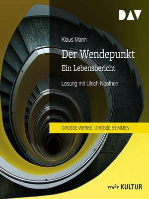 cover image of Der Wendepunkt. Ein Lebensbericht